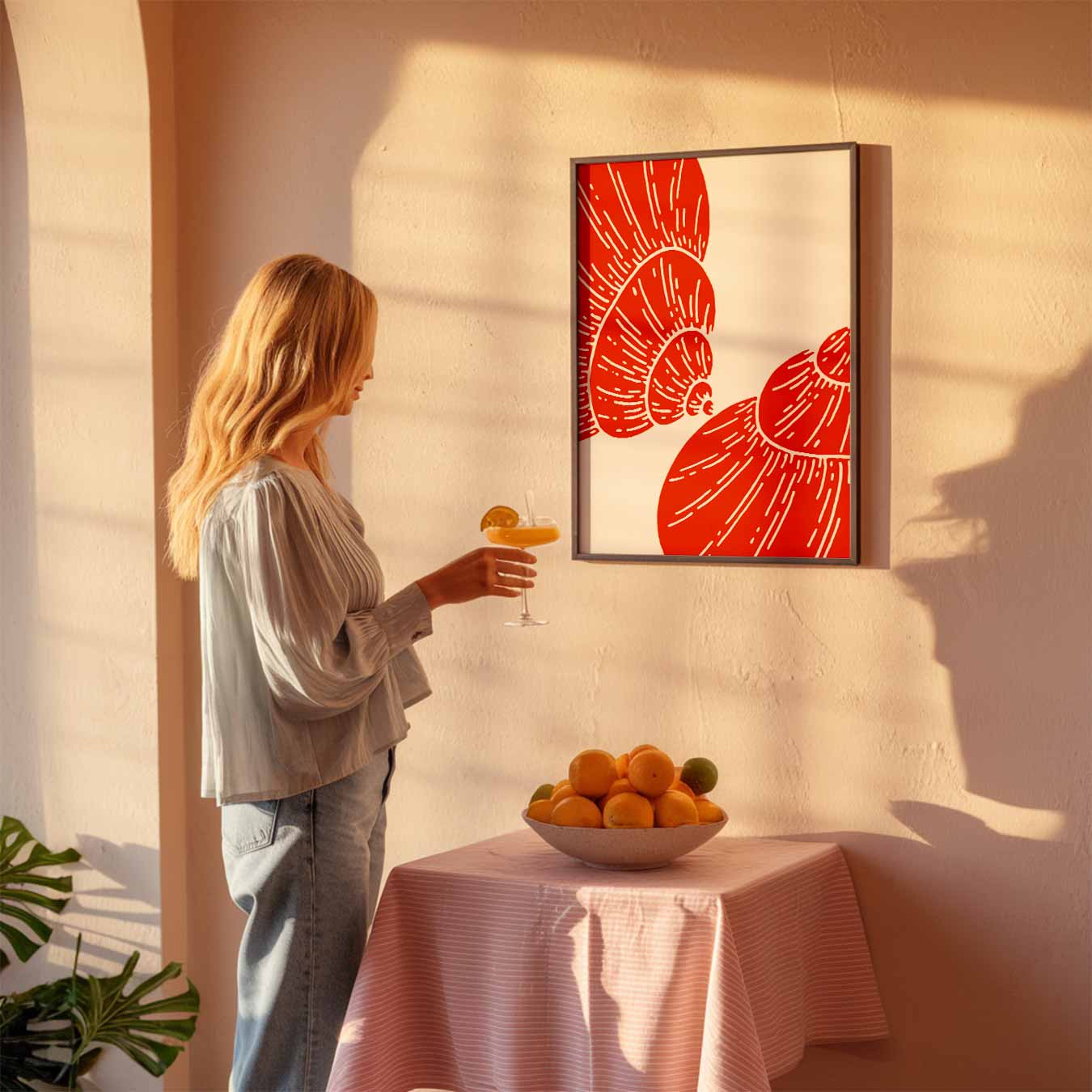 Schelpen in Stijl Poster