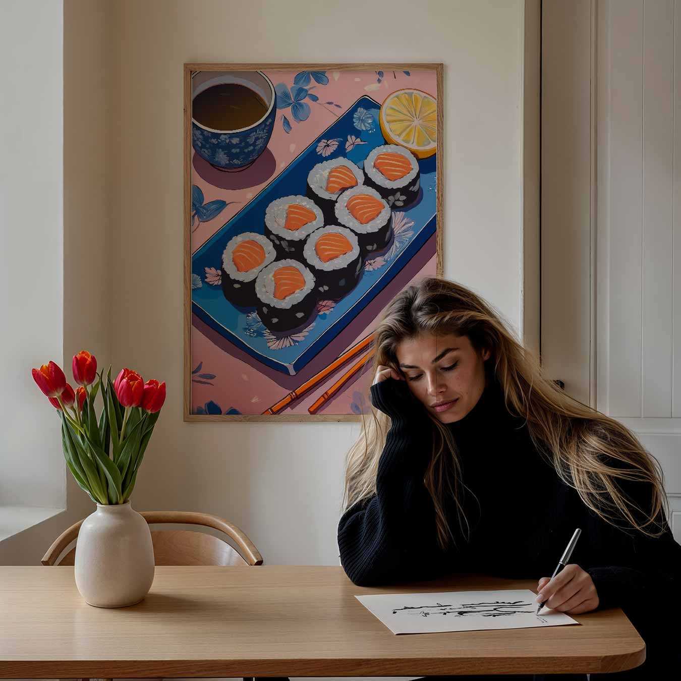 Stijlvolle Sushi Poster-WallArtistic