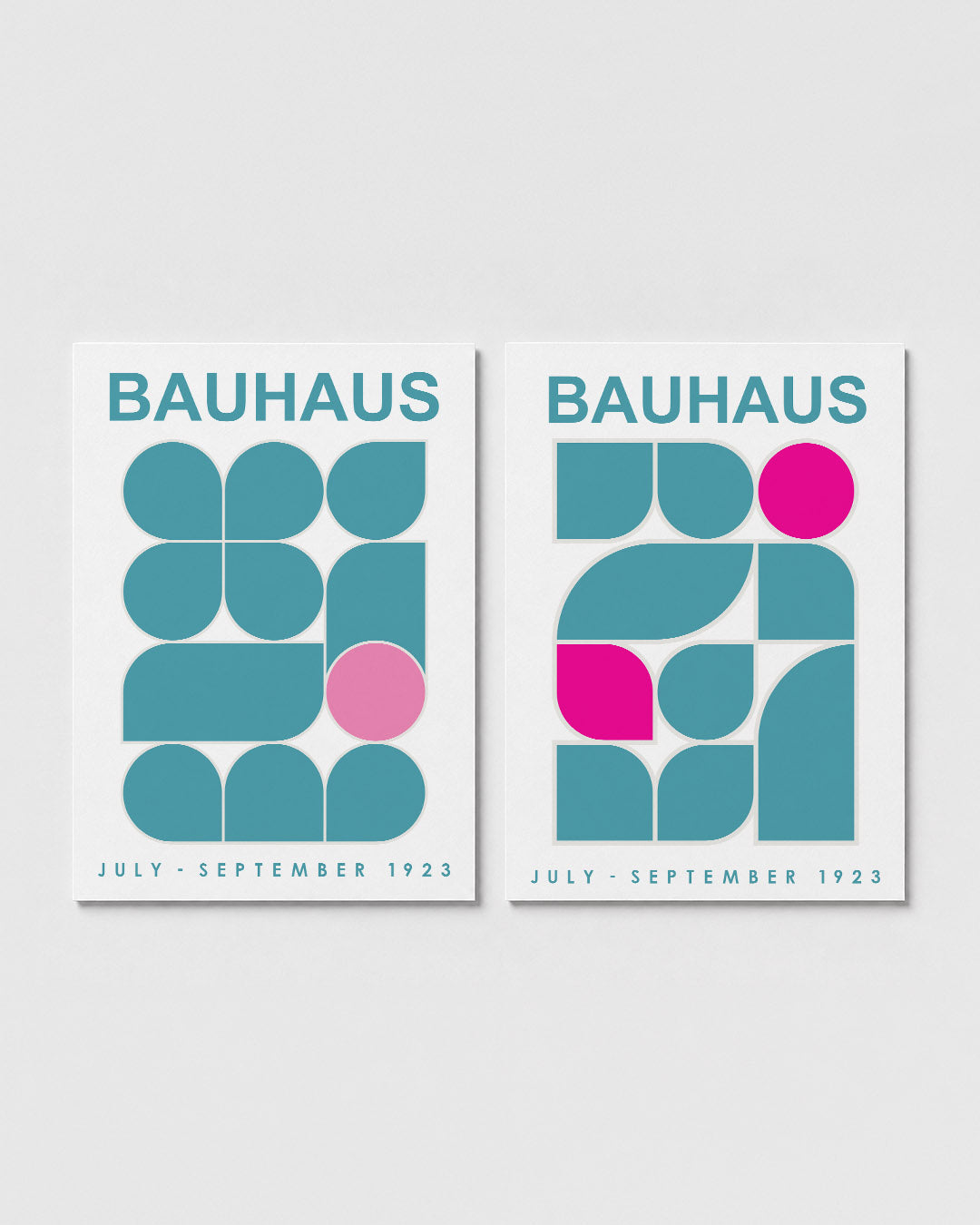 Vormen en kleurvlakken Posterset