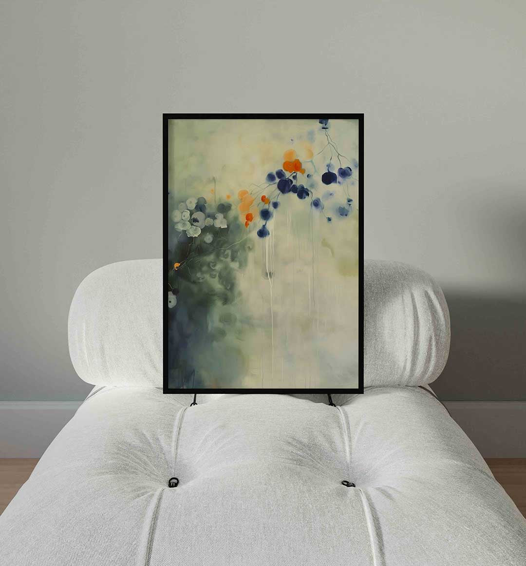Bloemen en takken Poster