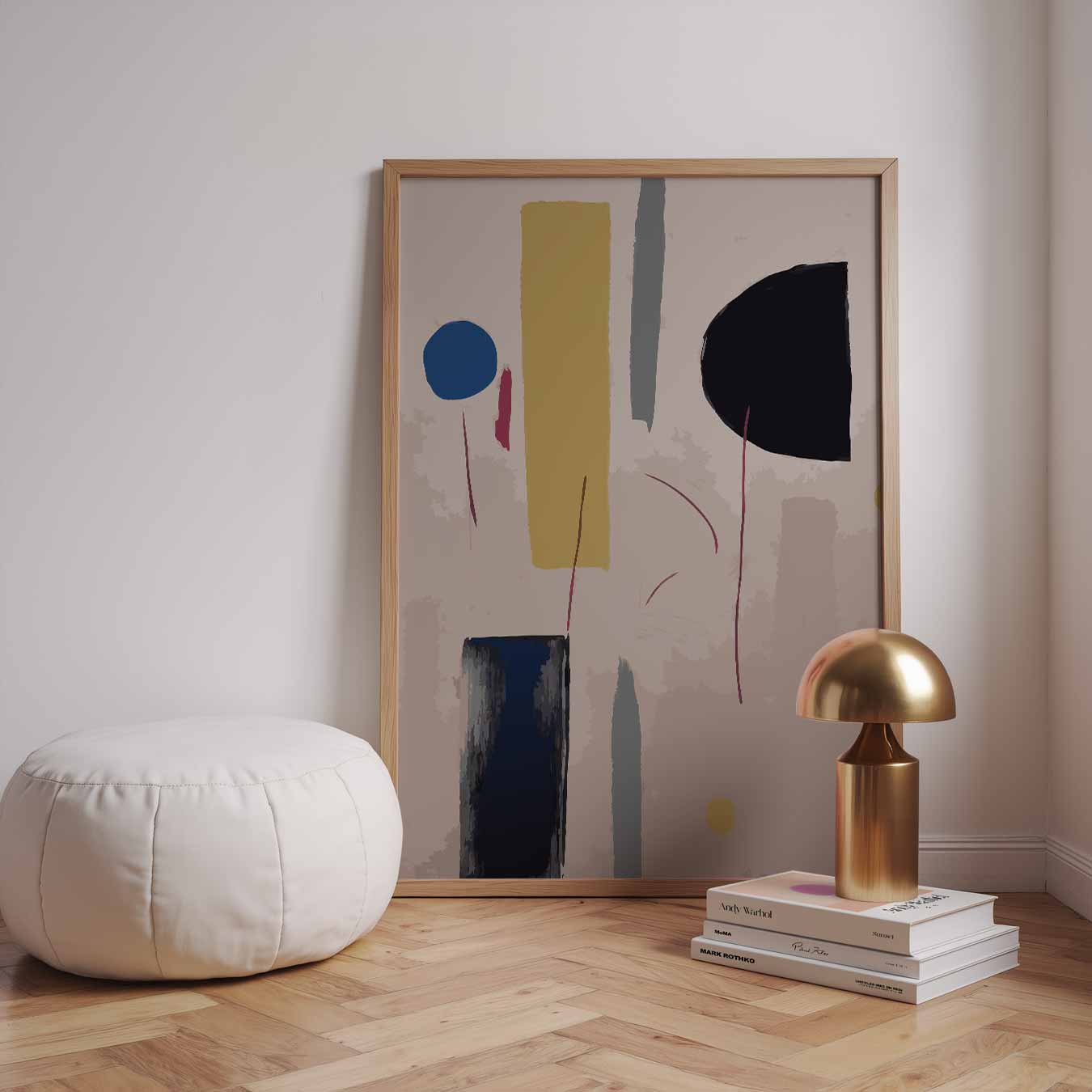 Abstracte Elegantie Poster