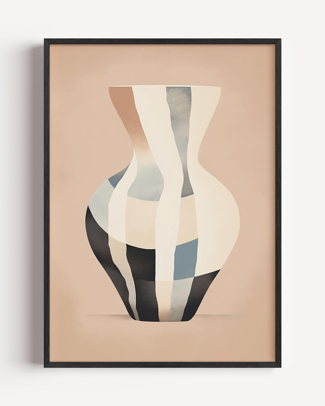 Abstracte Vaas Kunstposter-WallArtistic