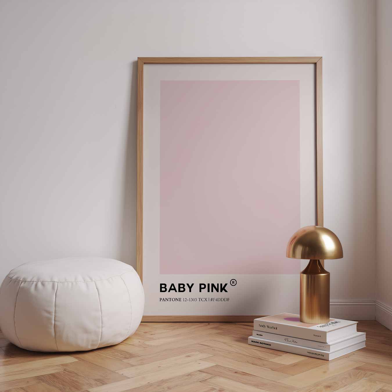 Charmante Baby Roze Poster-WallArtistic
