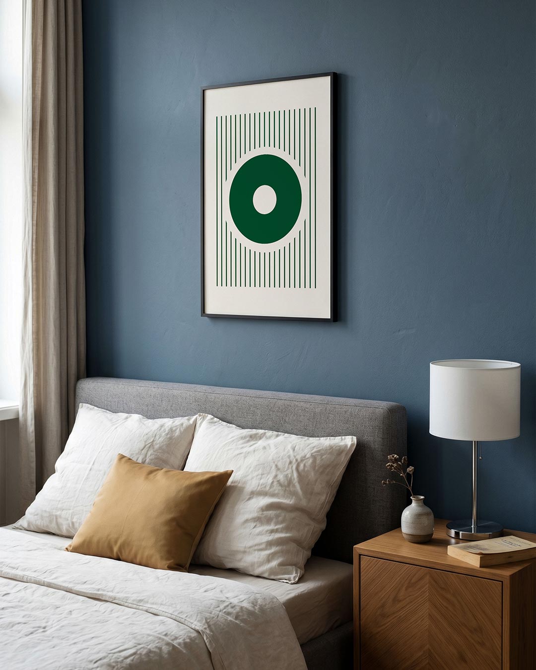 Cirkel en lijnen Poster