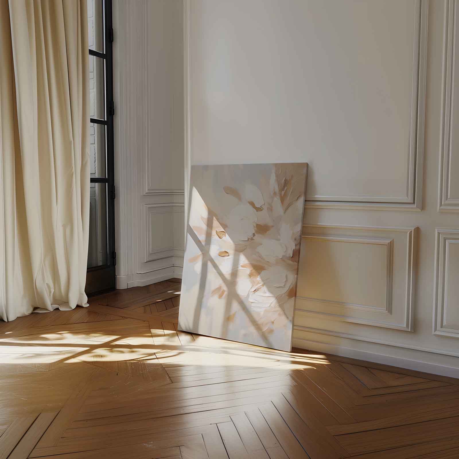 "Ethereal Bloemenpracht" Kunstwerk-canvas-dibond-plexiglas-wanddecoratie-WallArtistic