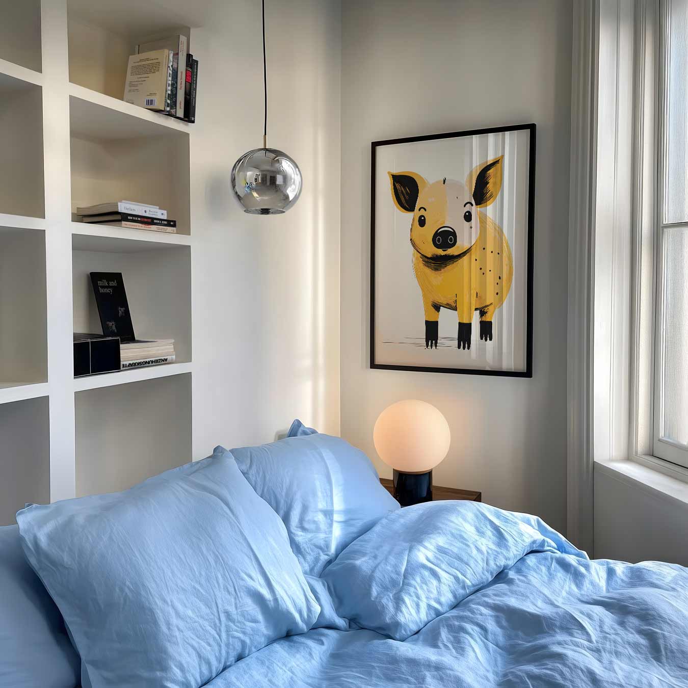 Schattige Varkentje Illustratie Poster
