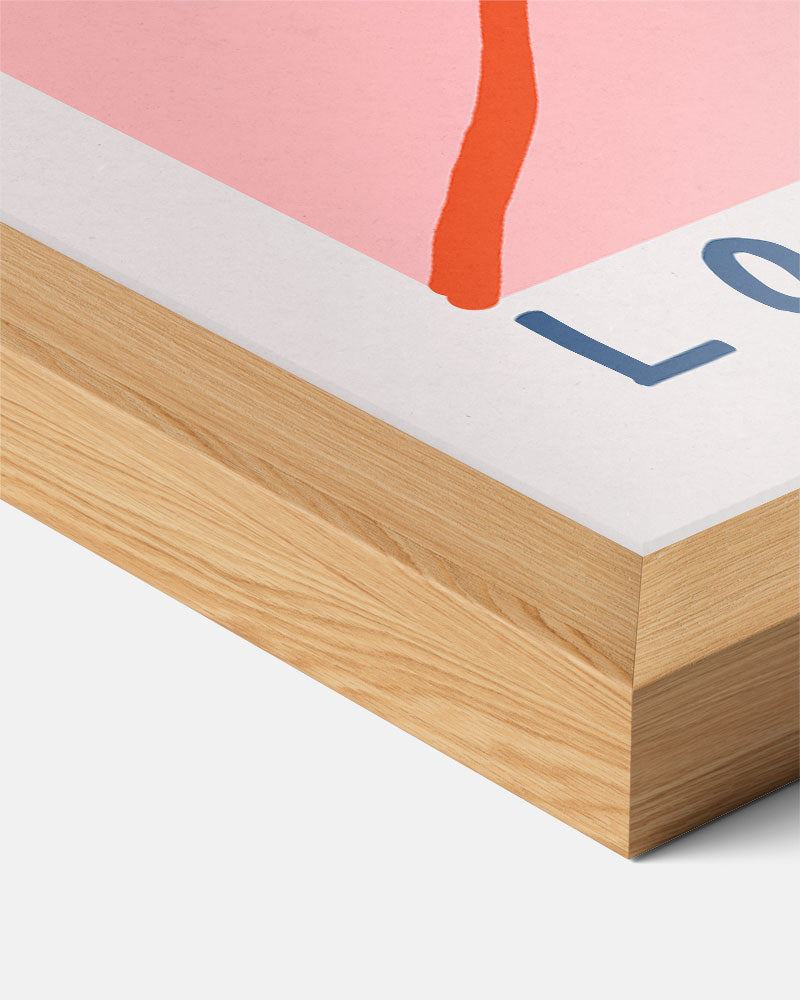 Romantische Brievenposter-WallArtistic