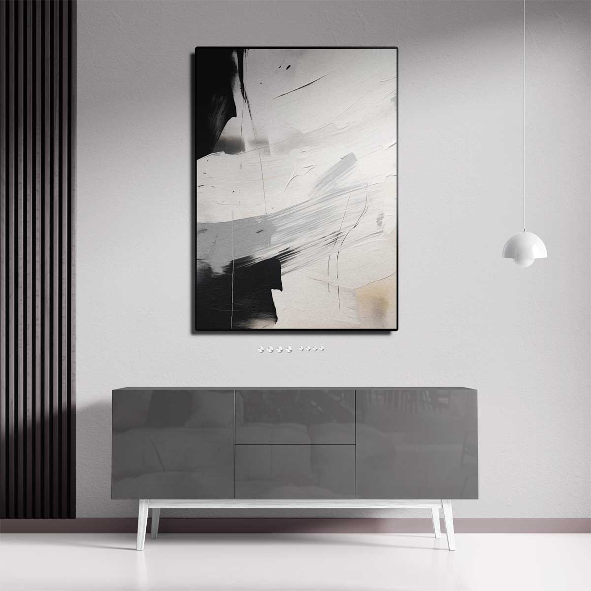 Mystiek in Monochroom Kunstwerk-canvas-dibond-plexiglas-wanddecoratie-WallArtistic