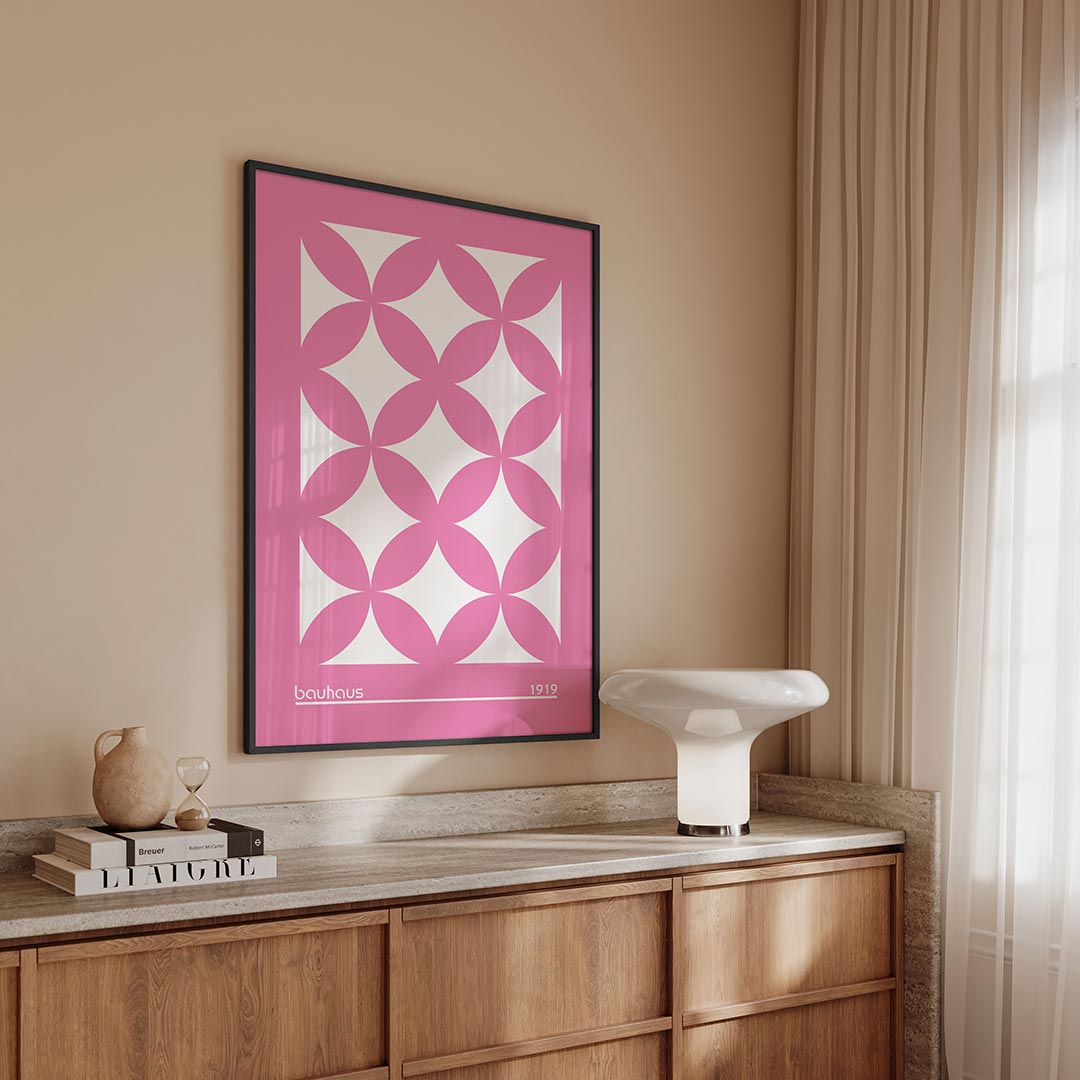 Vormritme en kleur Poster
