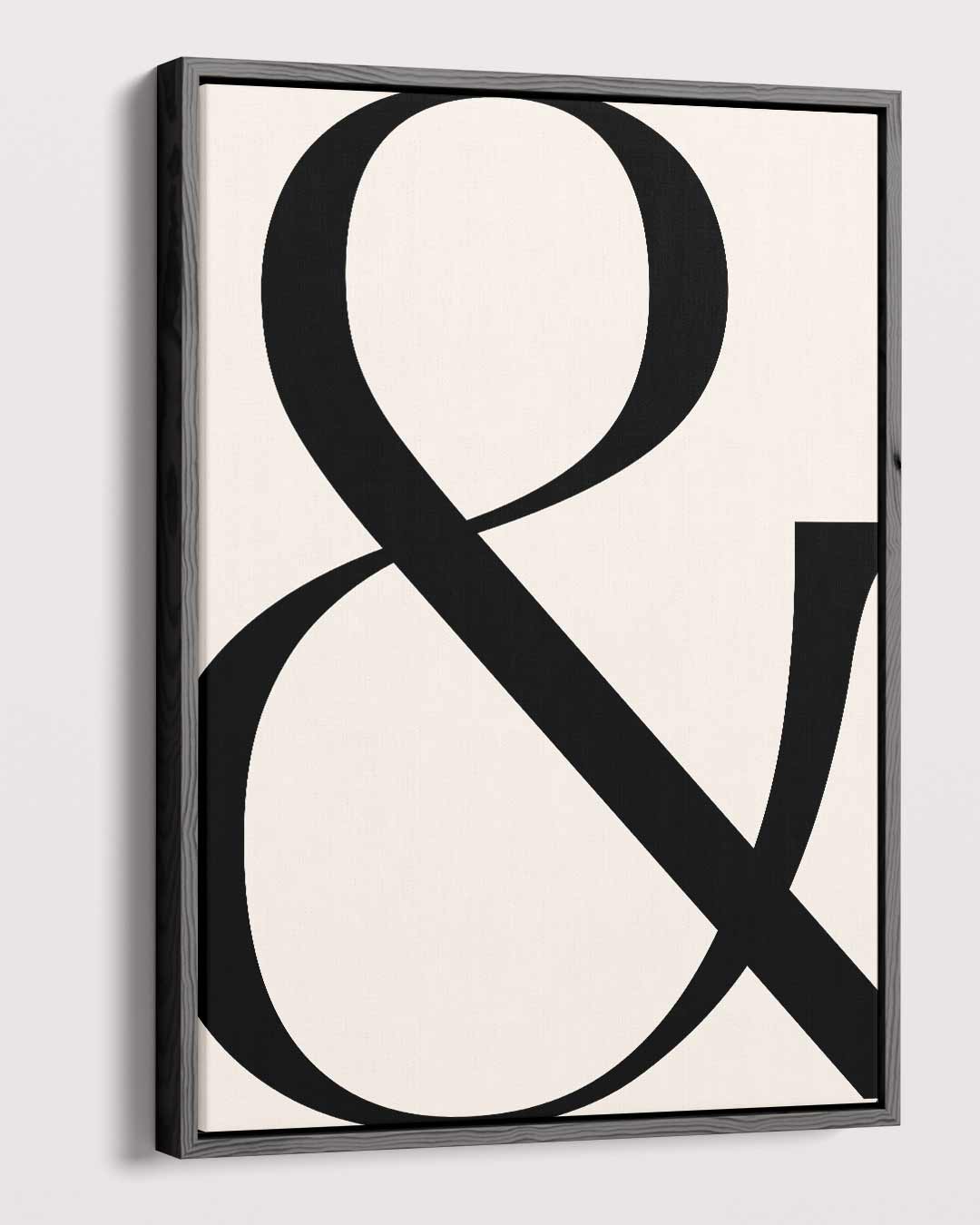 Eigentijdse Ampersand Kunst Kunstwerk-canvas-dibond-plexiglas-wanddecoratie-WallArtistic