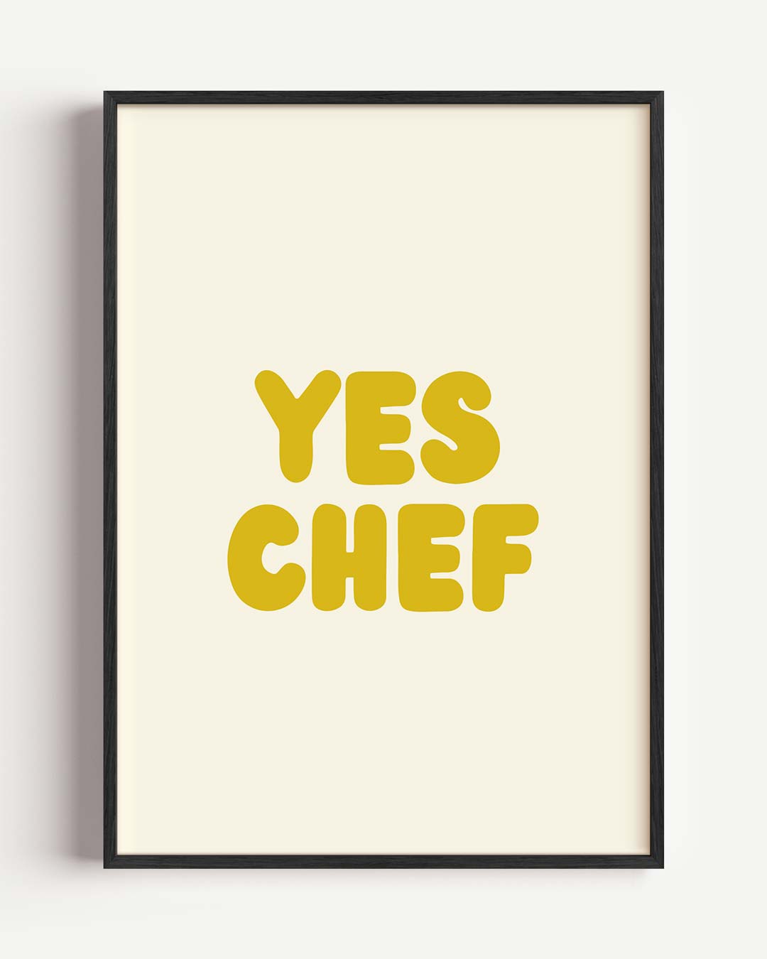Yes Chef Keukenposter-WallArtistic