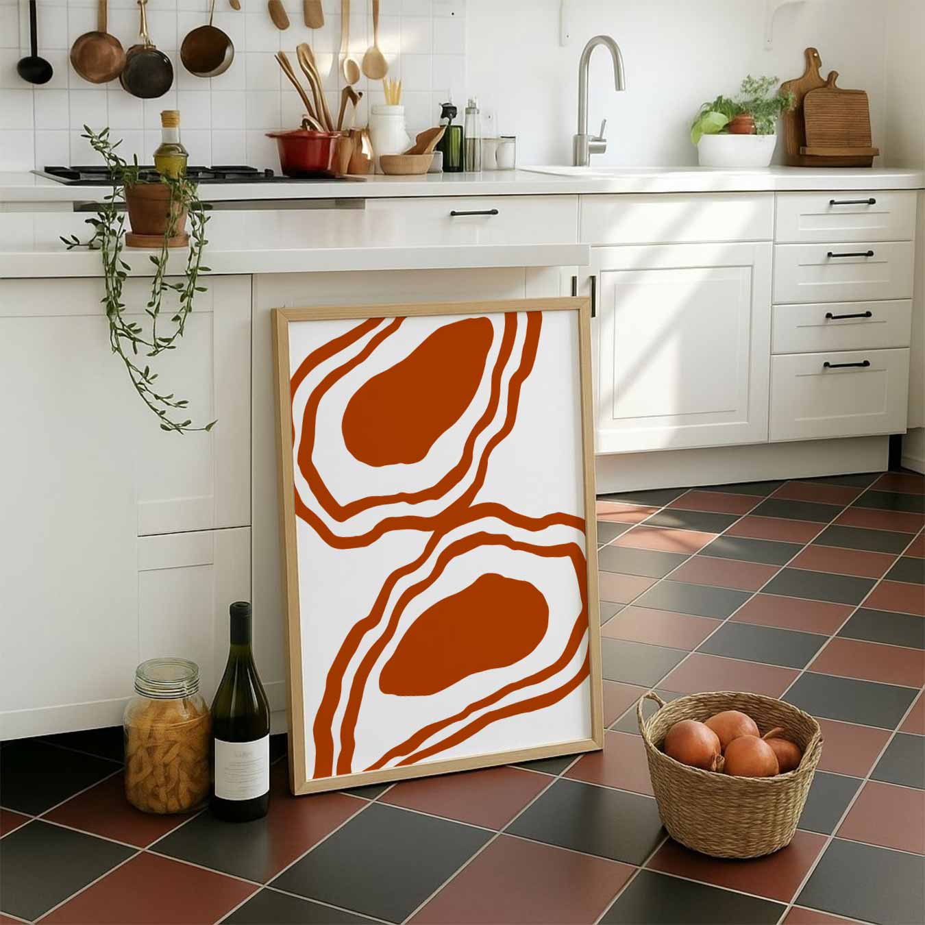 Organische Abstractie Poster-WallArtistic