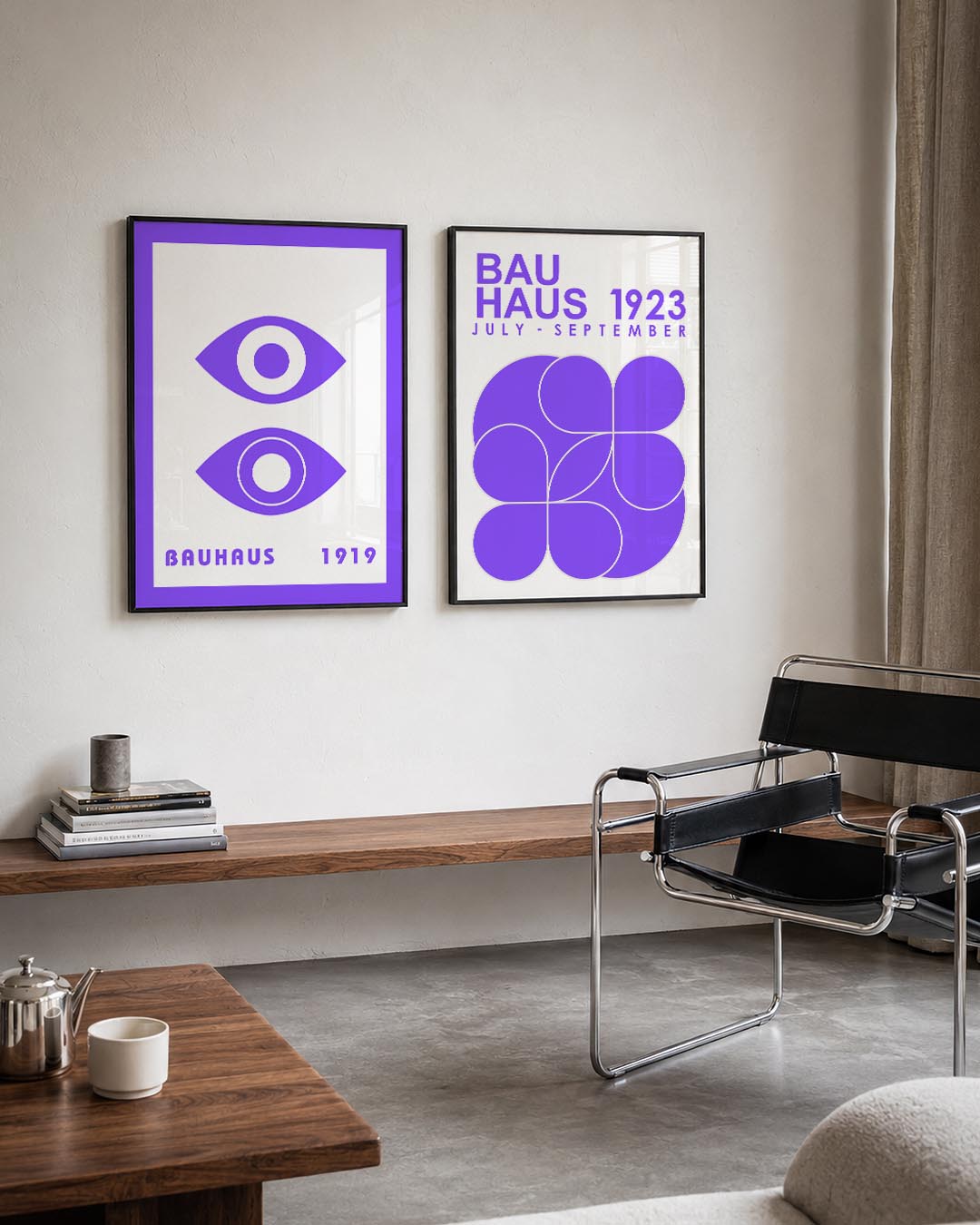 Oogvormen en kleur Posterset