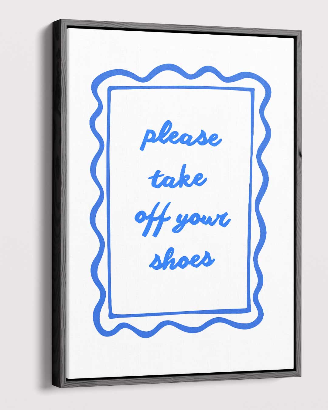 Welkomstbordje "Please Take Off Your Shoes Kunstwerk-canvas-dibond-plexiglas-wanddecoratie-WallArtistic