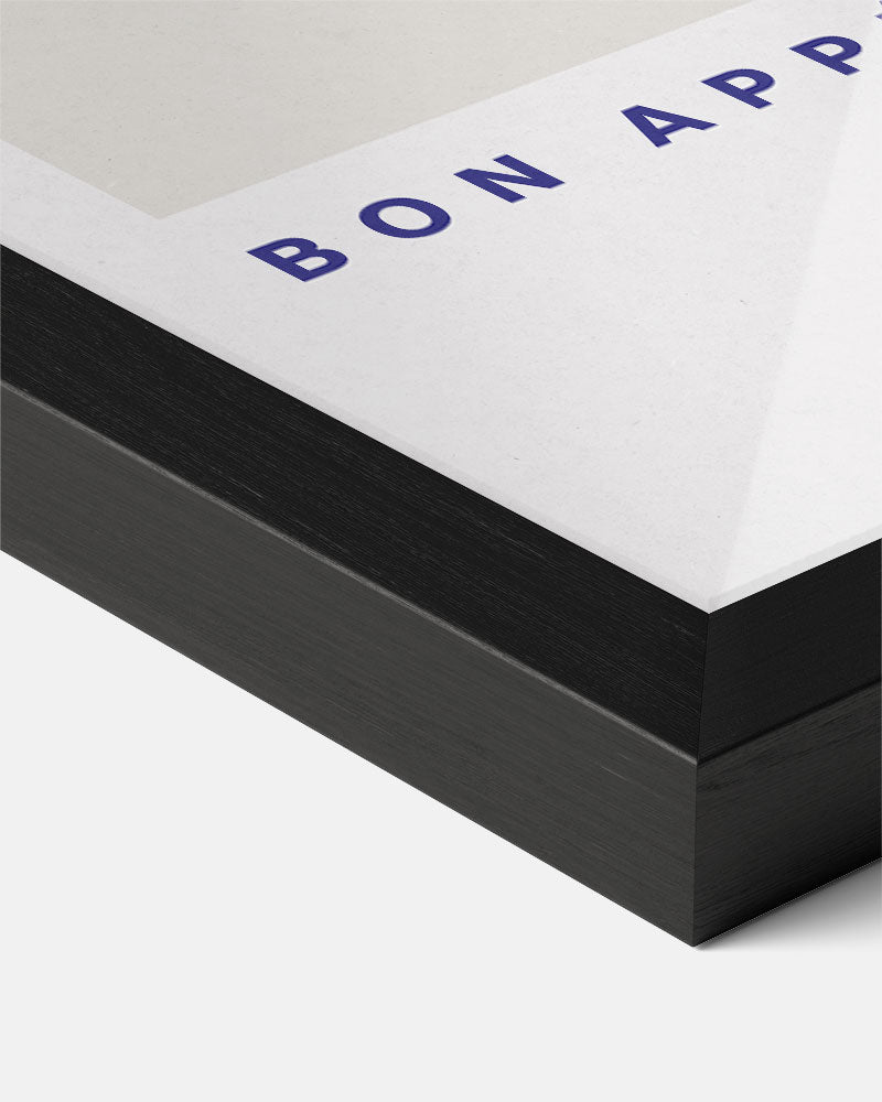 Stijlvolle Bon Appétit Kreeften Poster-WallArtistic