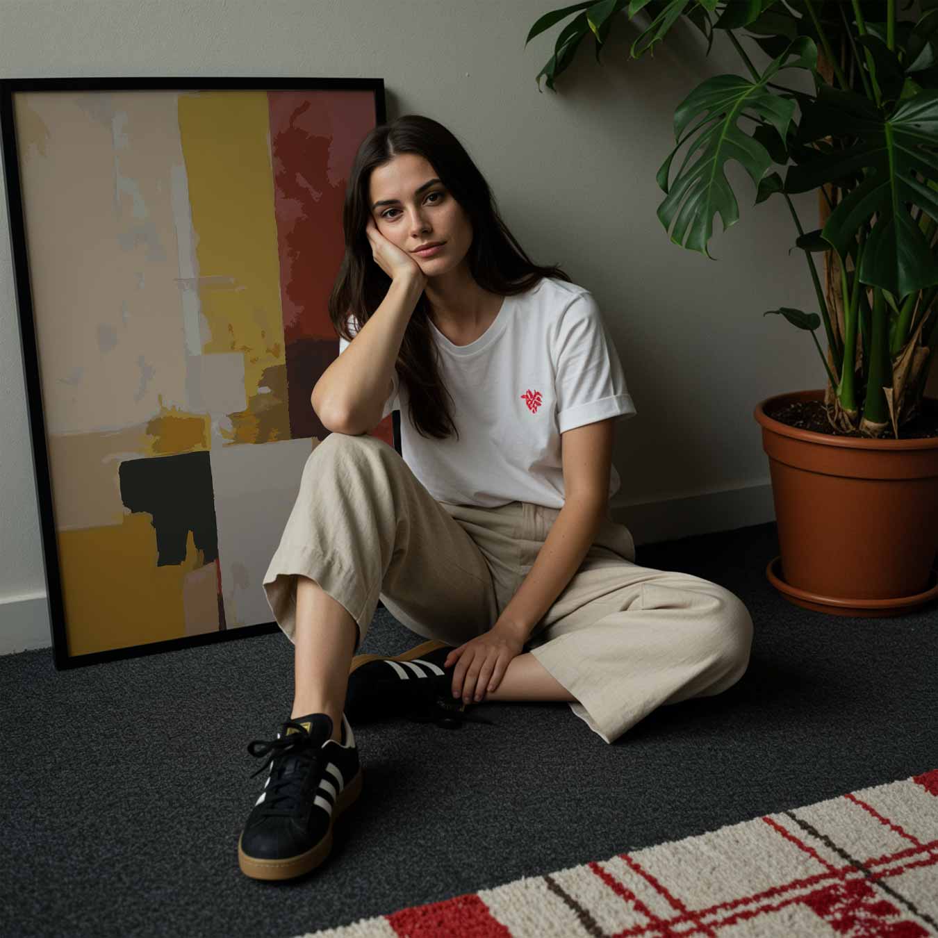 Kleurrijke Abstracte Kunstposter-WallArtistic