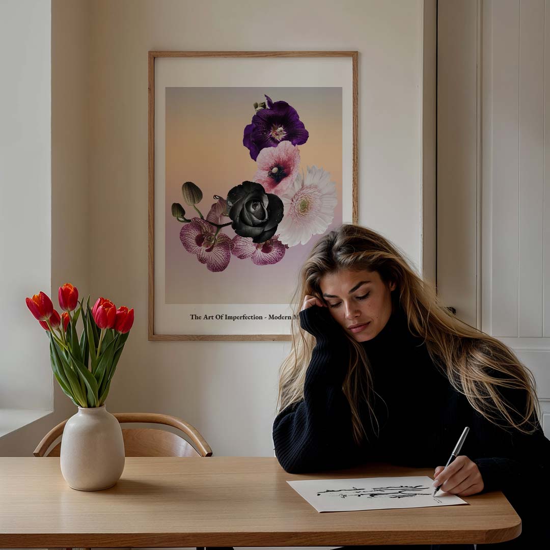 Bloemen van Contrasten Poster-WallArtistic