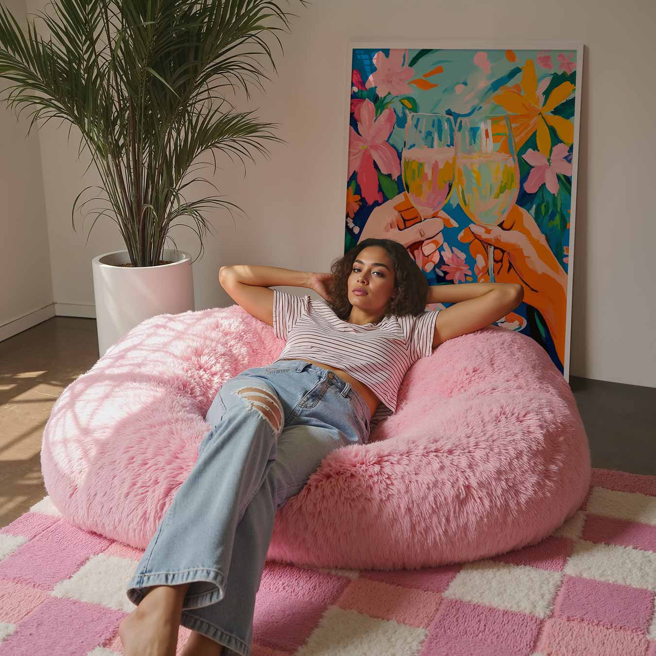 Vrolijke Toast Poster-WallArtistic