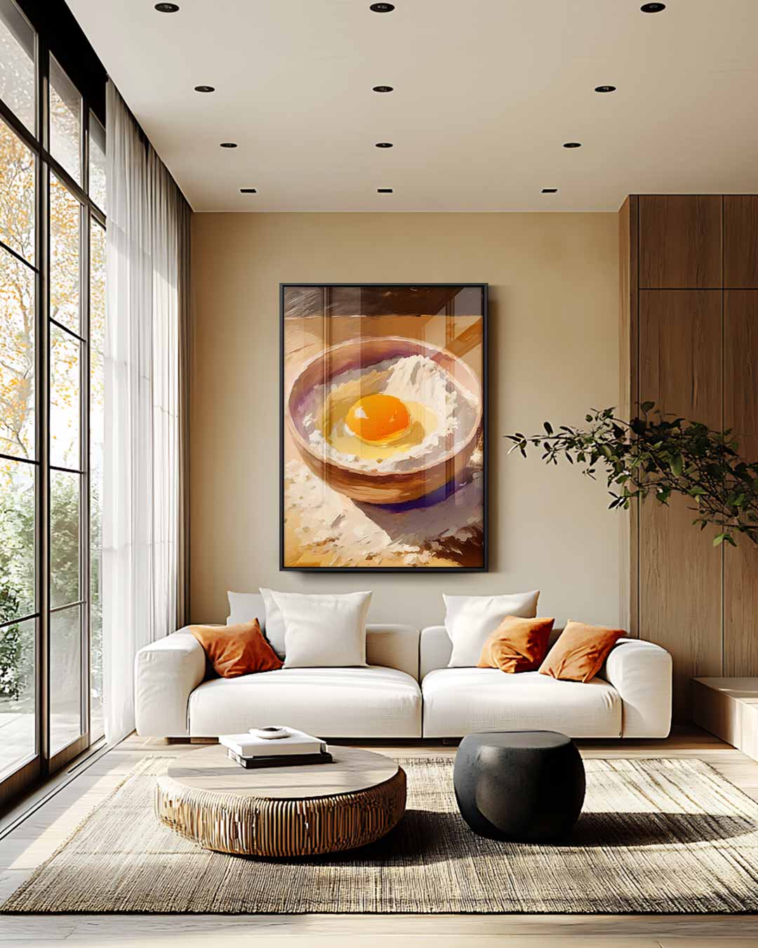 Aardse Keuken Sfeer Kunstwerk-canvas-dibond-plexiglas-wanddecoratie-WallArtistic