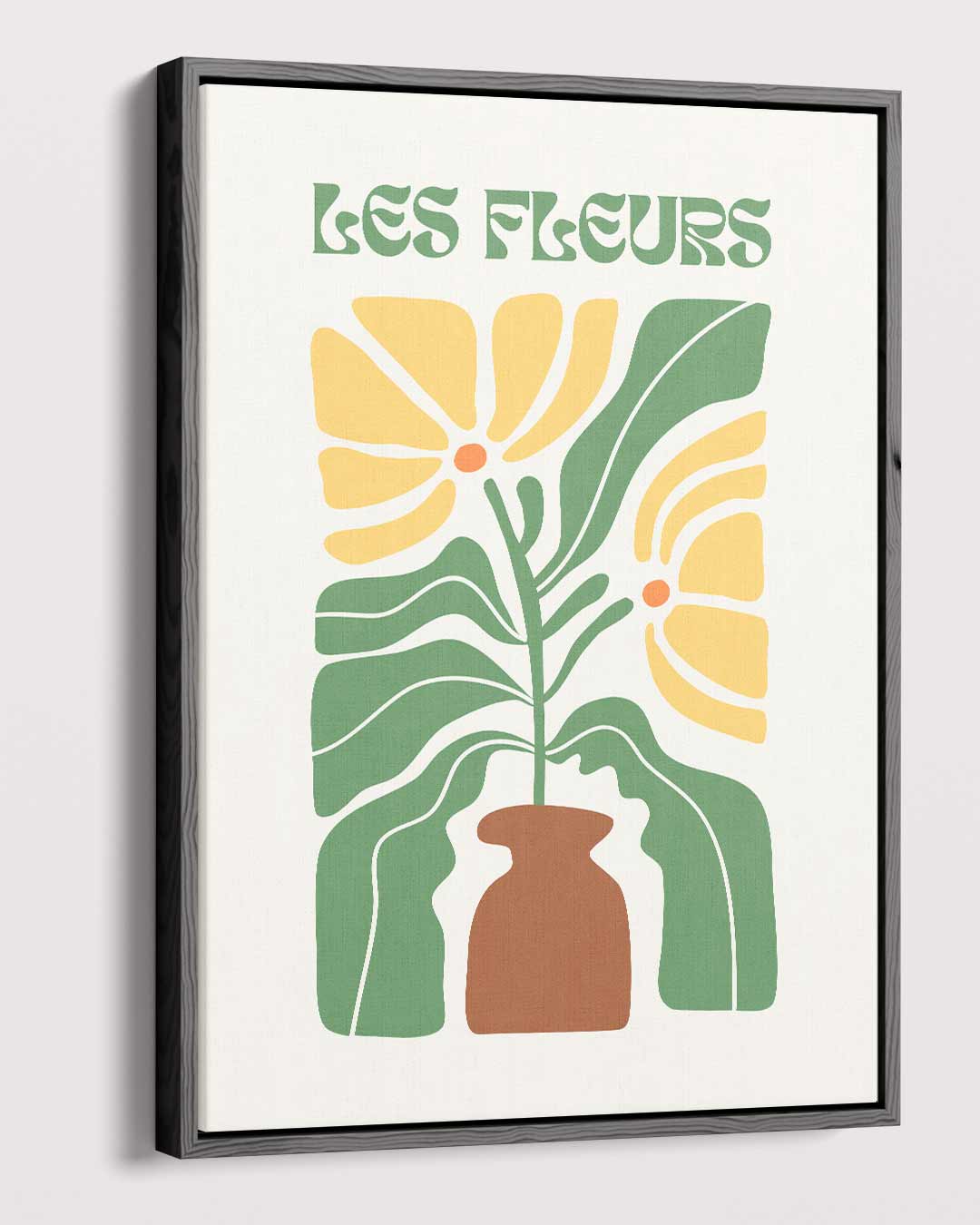 Bloemen in Vaas kunstposter Kunstwerk-canvas-dibond-plexiglas-wanddecoratie-WallArtistic