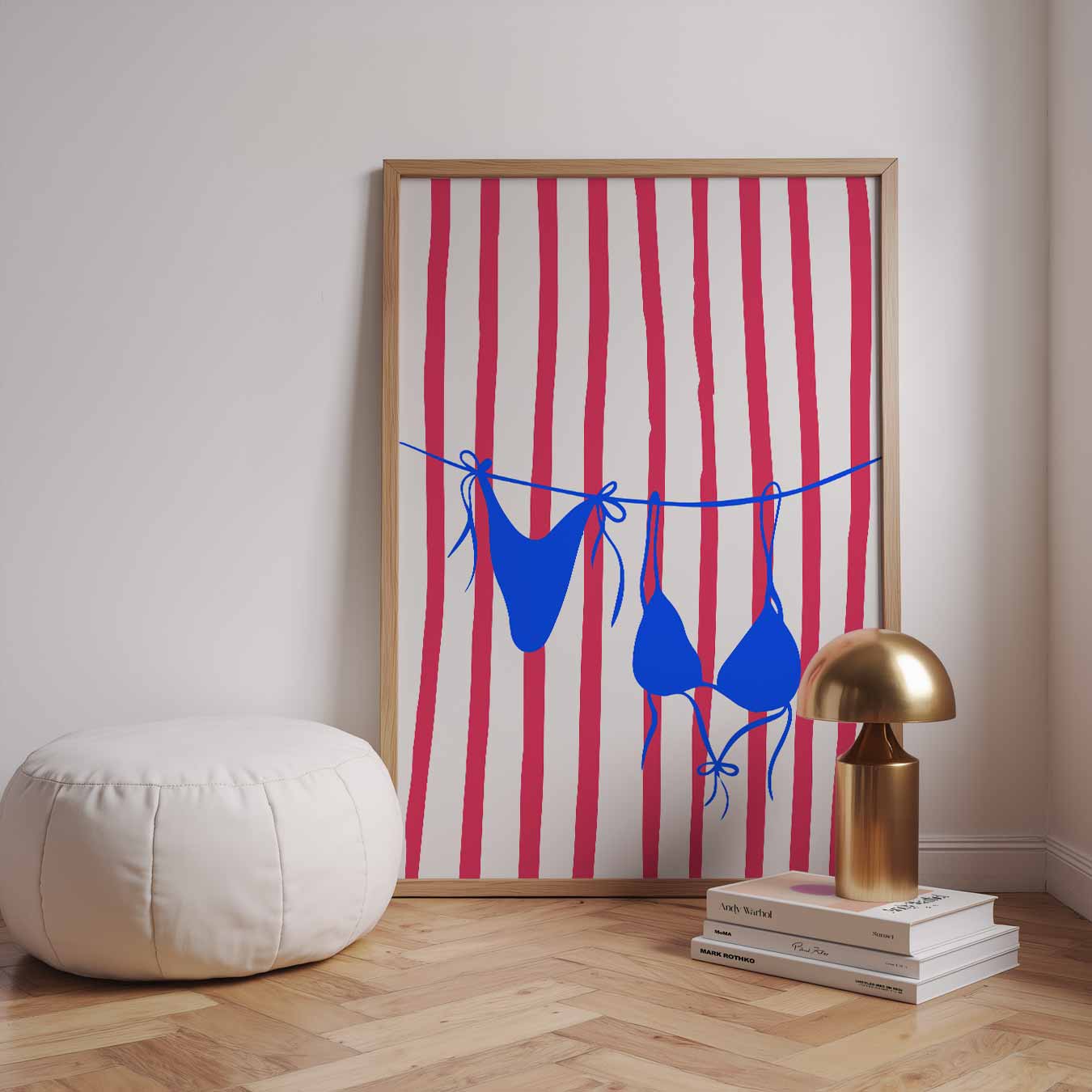 Zomerse Strandvibes Poster-WallArtistic