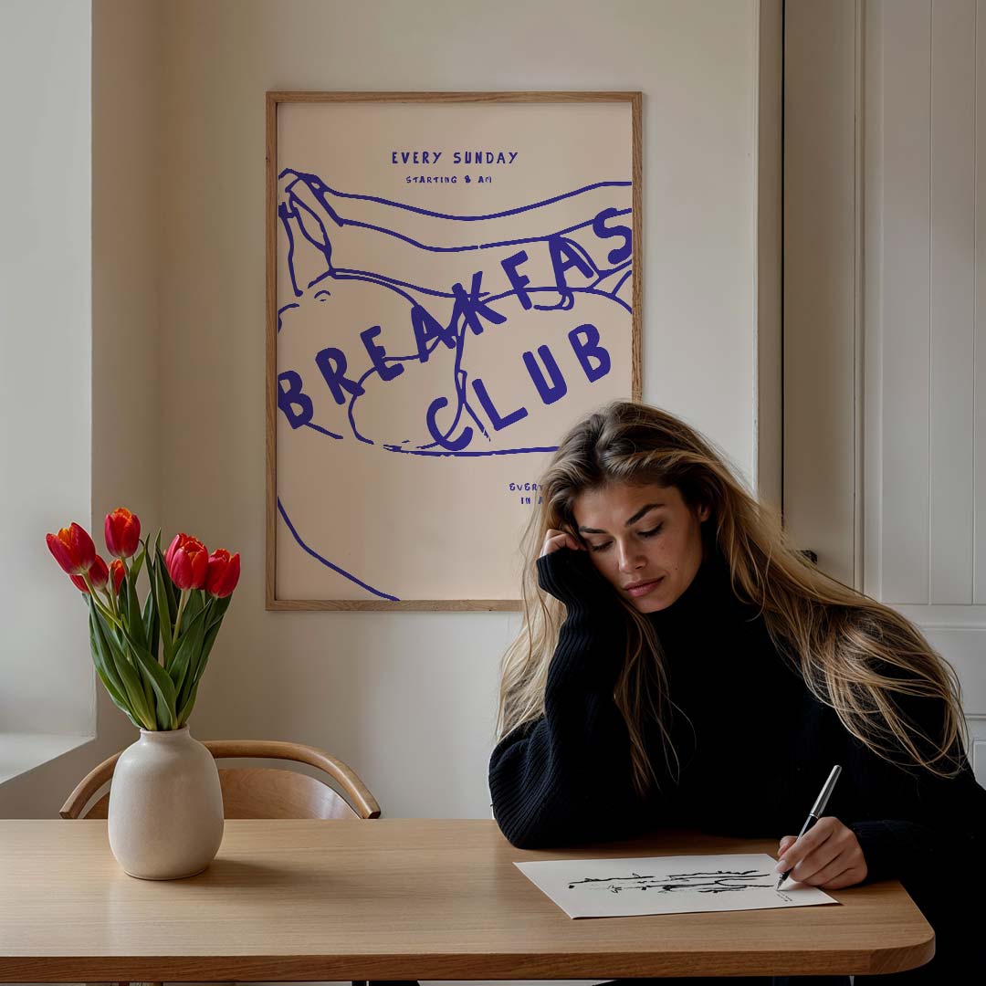 Trendy Breakfast Club Poster-WallArtistic