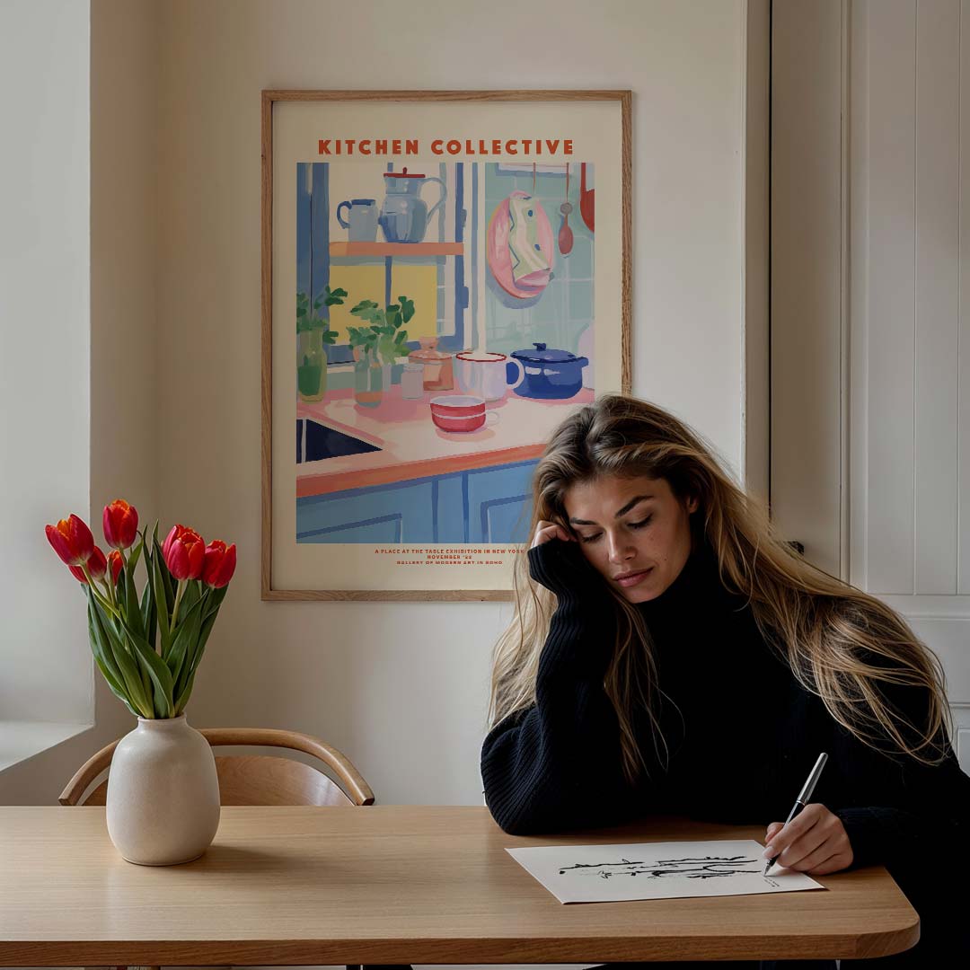 Keuken Kunstzinnigheid Poster-WallArtistic