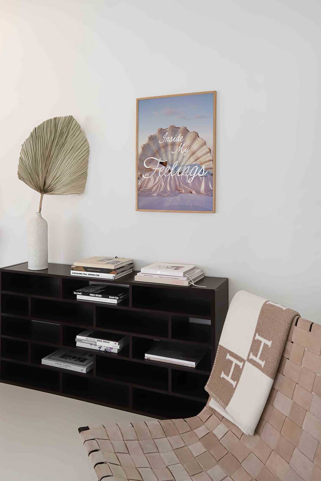 Schelp en bed Poster