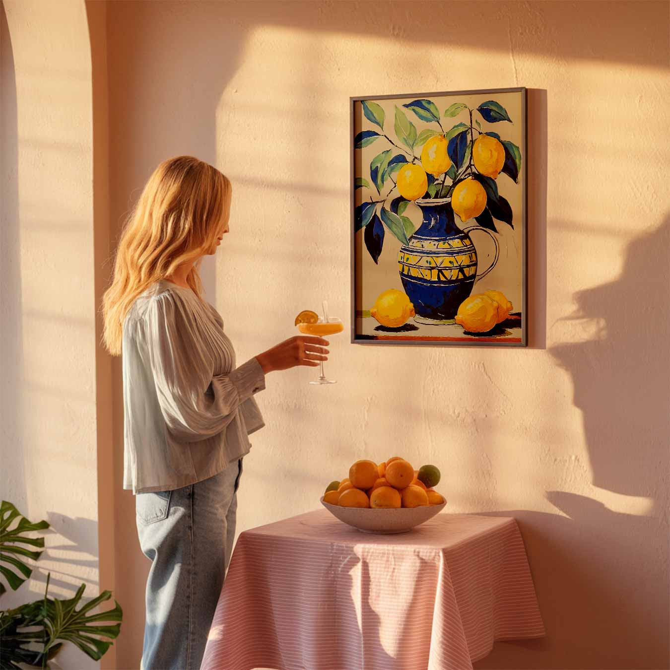 Vrolijke Citroen Stilleven Poster