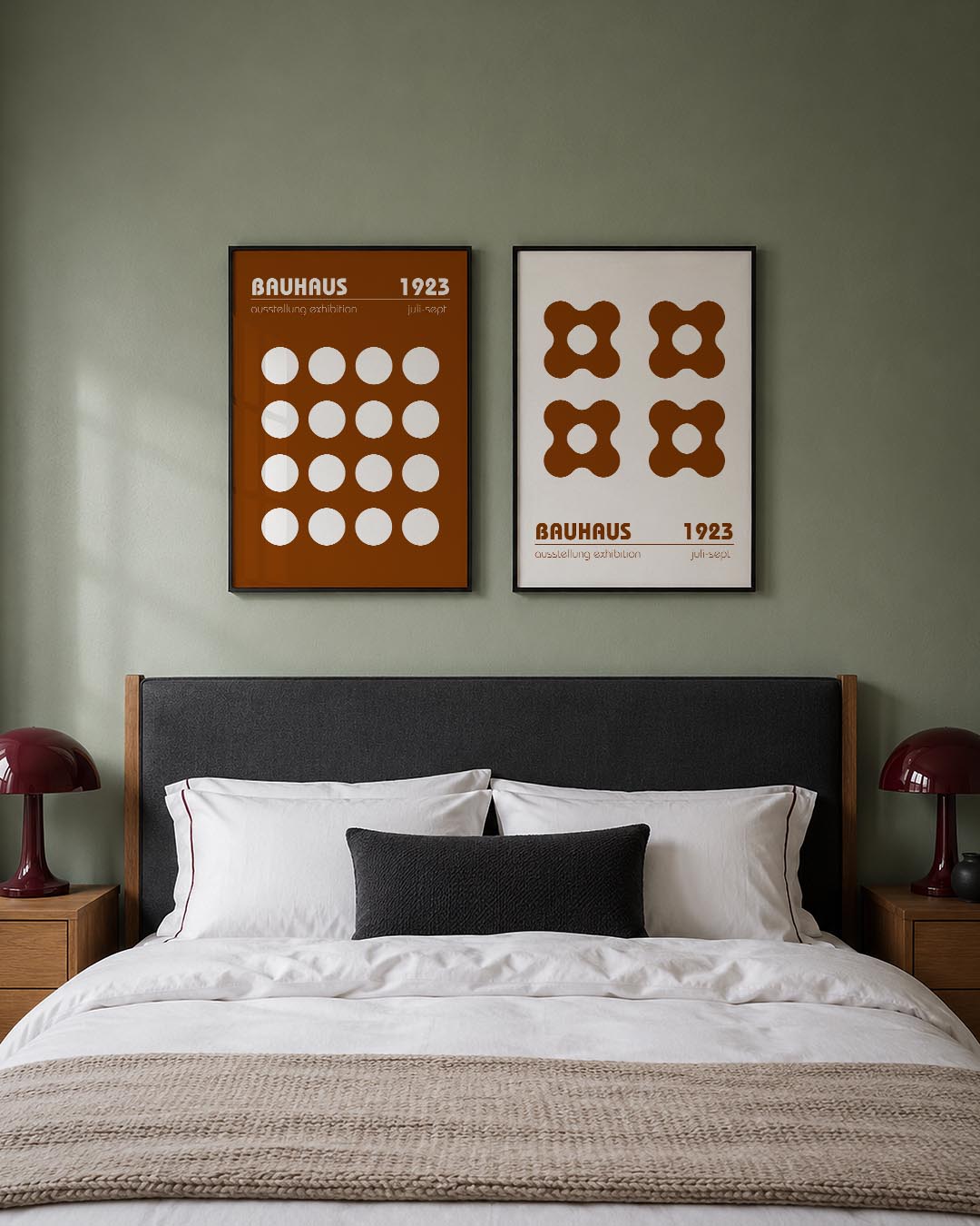 Cirkelritme en kleur Posterset