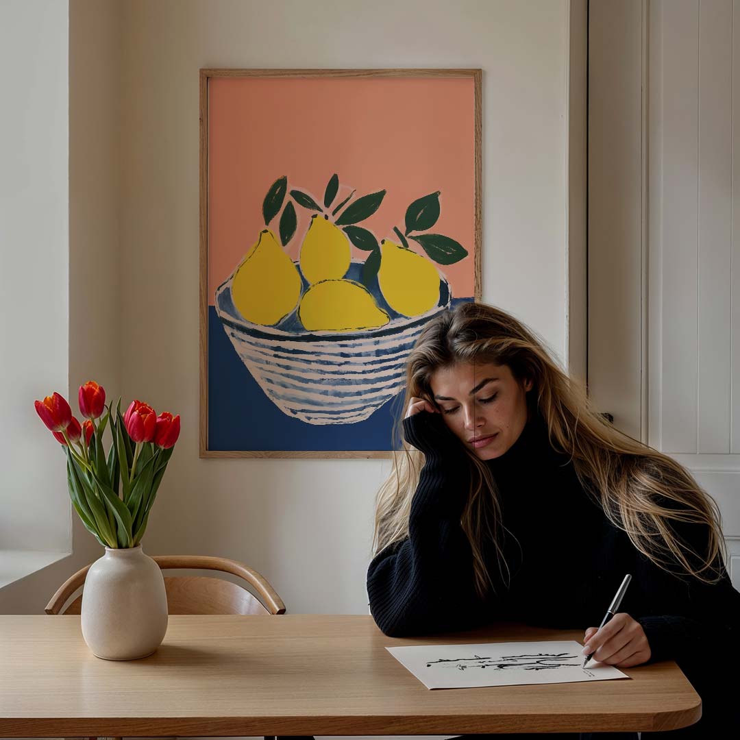 Fruitige Stijlvolle Poster-WallArtistic