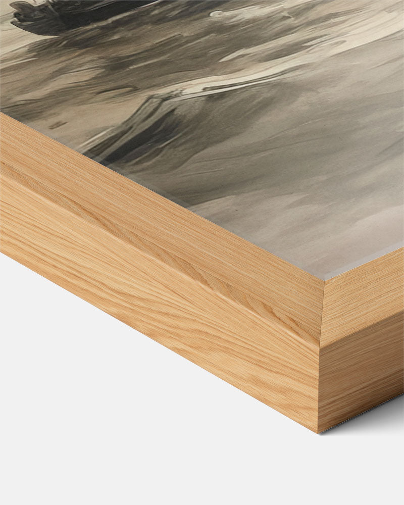 Zeilboten op de Rustige Zee Poster-WallArtistic