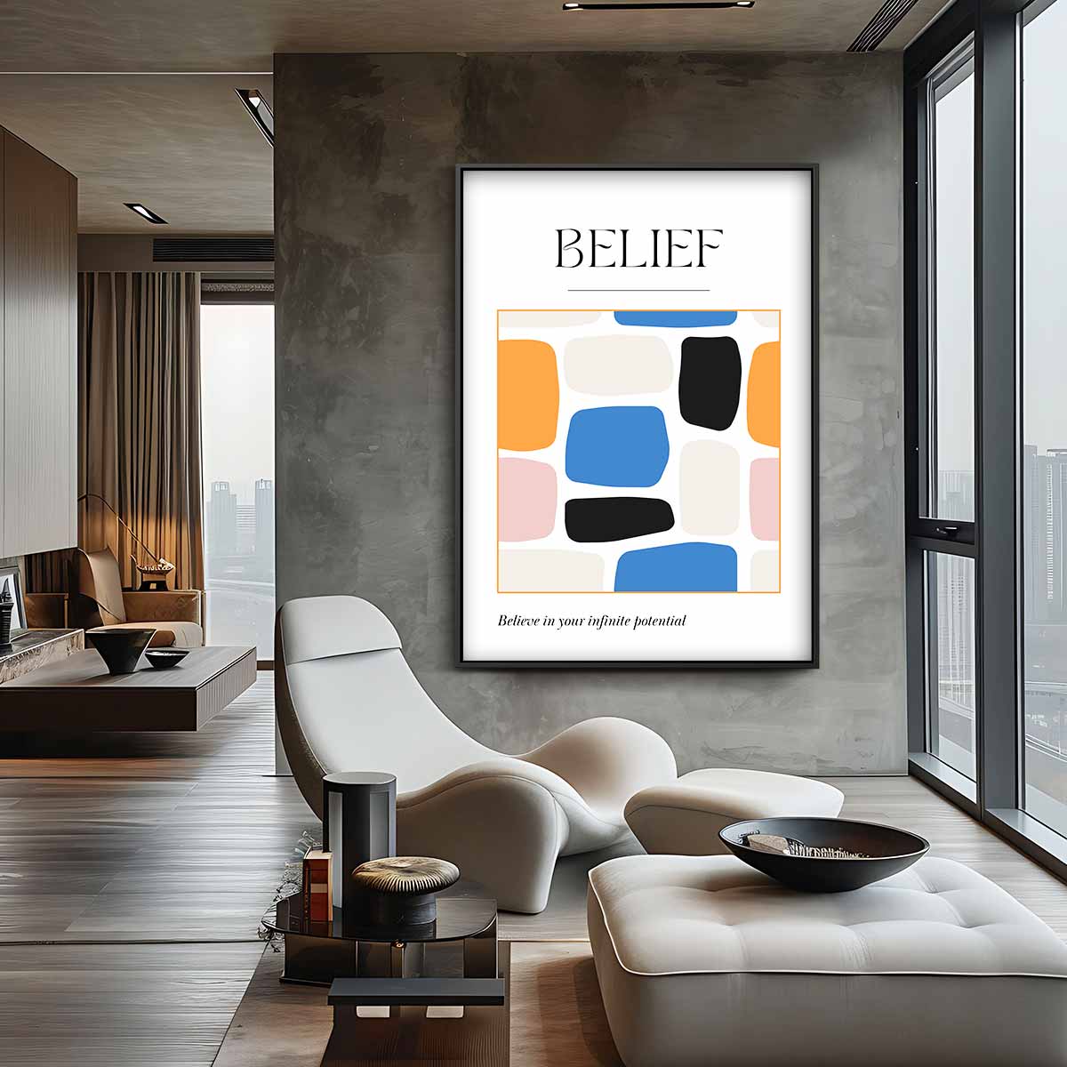 Eindeloze Potentie Kunstwerk-canvas-dibond-plexiglas-wanddecoratie-WallArtistic