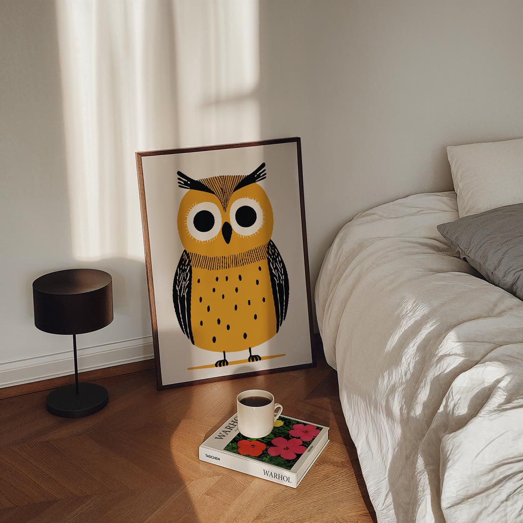 Schattige Uil Poster