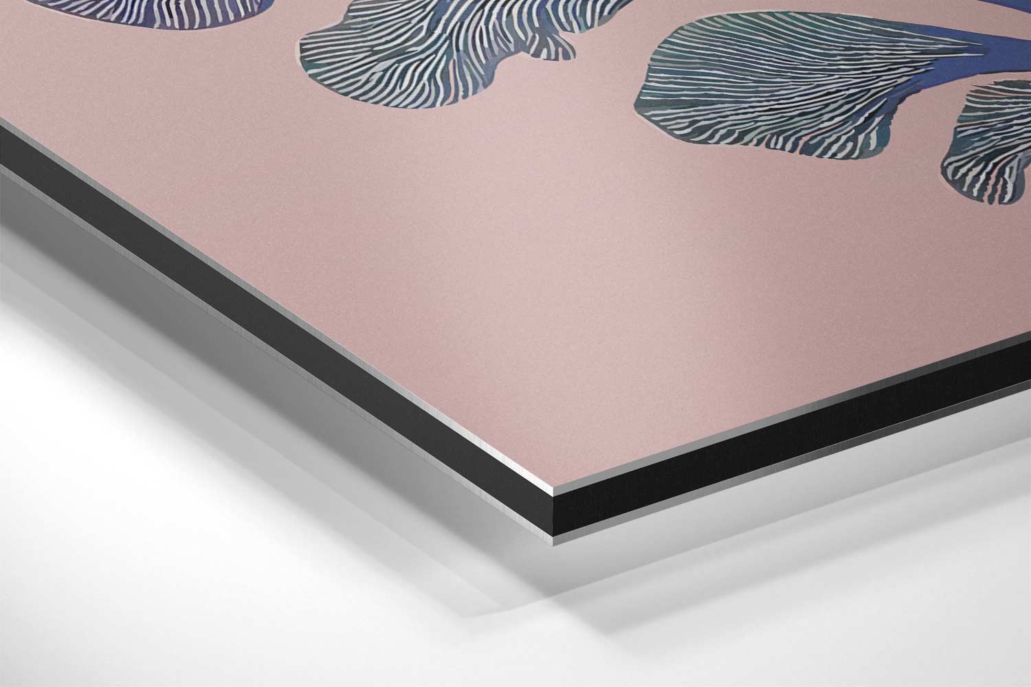 Kleurrijke Koraaldroom Kunstwerk-canvas-dibond-plexiglas-wanddecoratie-WallArtistic