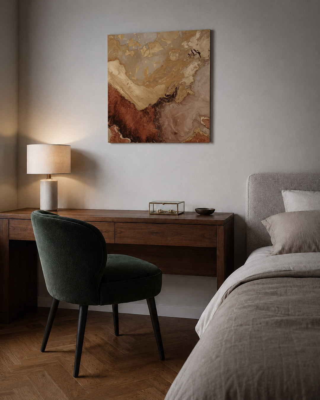 Aardse texturen Kunstwerk