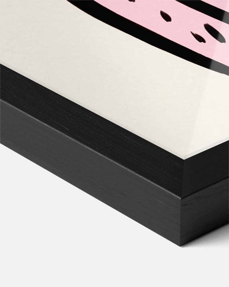 Schattige Roze Kattenposter-WallArtistic