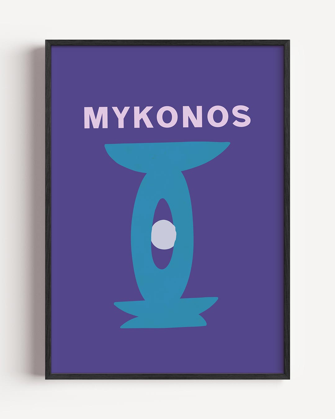 Mykonos Chic Poster-WallArtistic