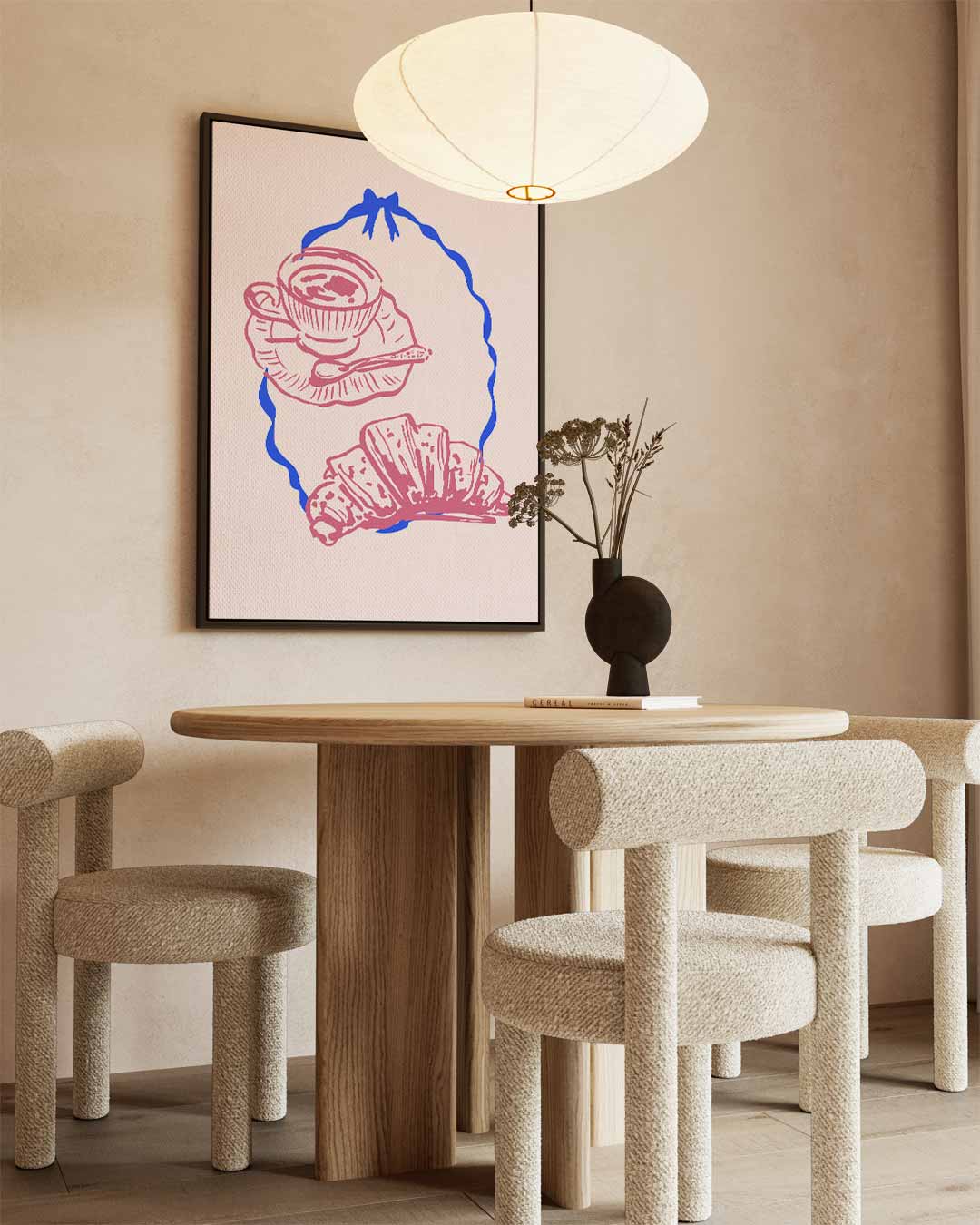 Ontbijt Moment Kunstwerk-canvas-dibond-plexiglas-wanddecoratie-WallArtistic