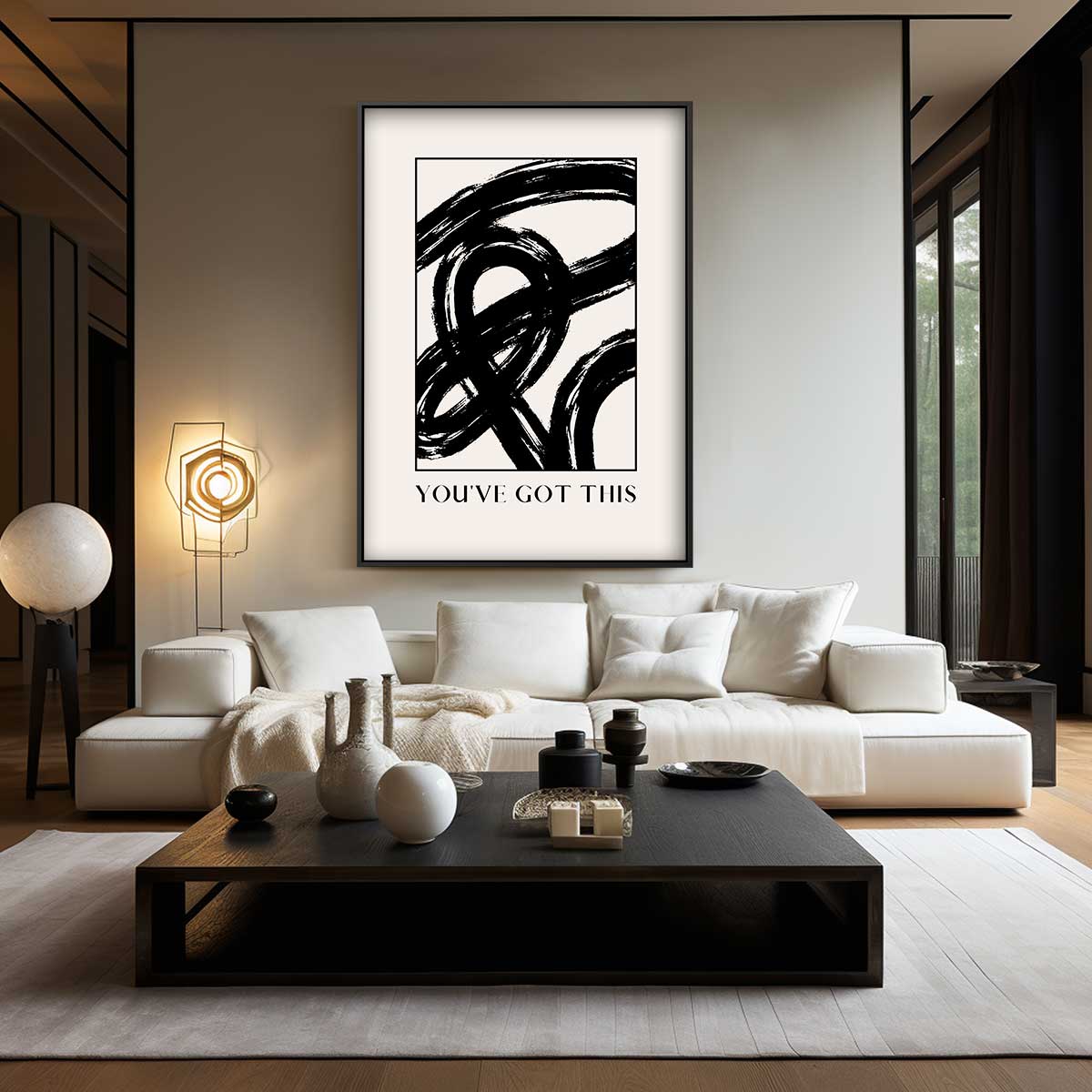Motivatie Poster "You've Got This Kunstwerk-canvas-dibond-plexiglas-wanddecoratie-WallArtistic