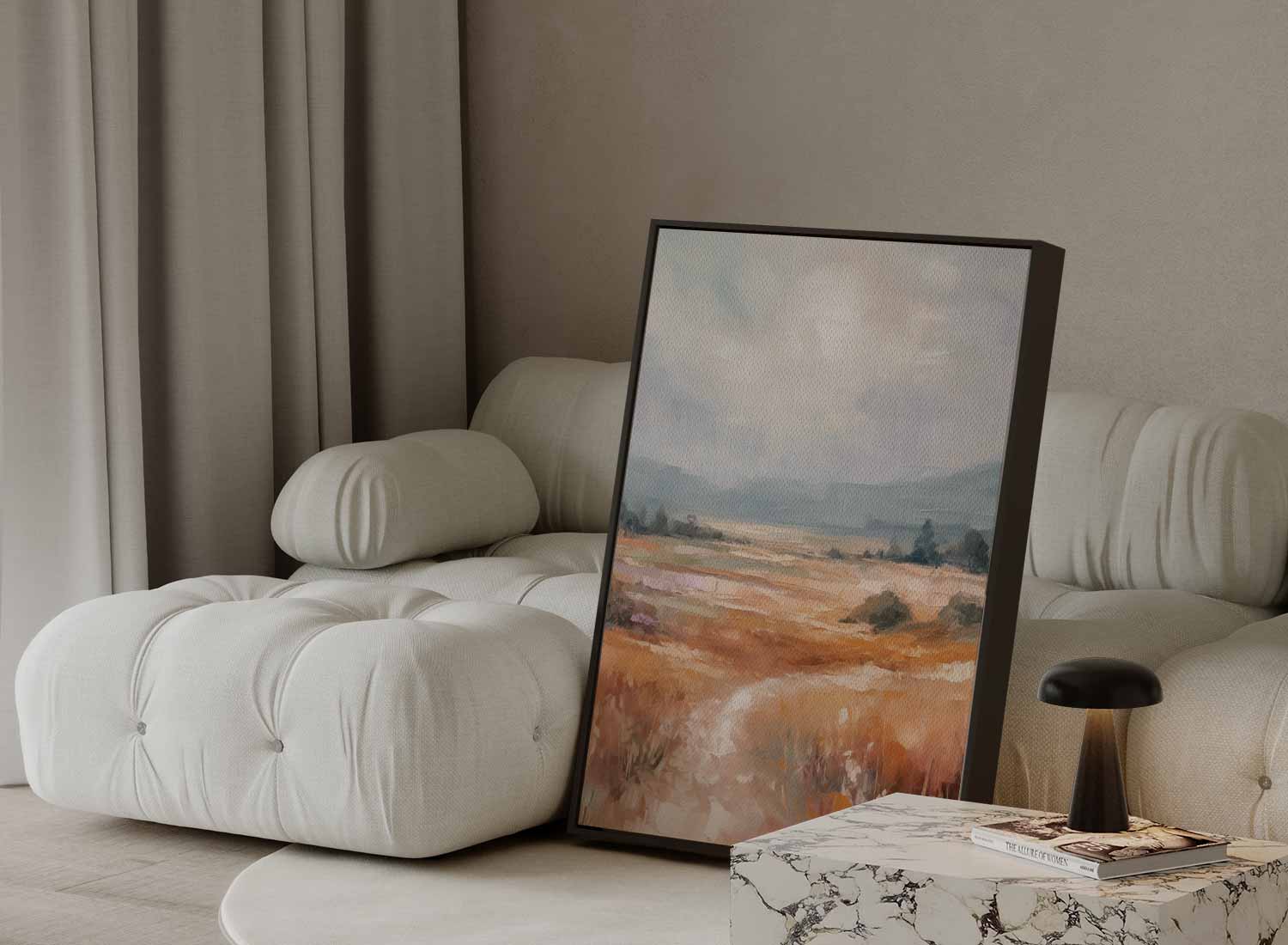 Herfstige Velden Kunstwerk-canvas-dibond-plexiglas-wanddecoratie-WallArtistic