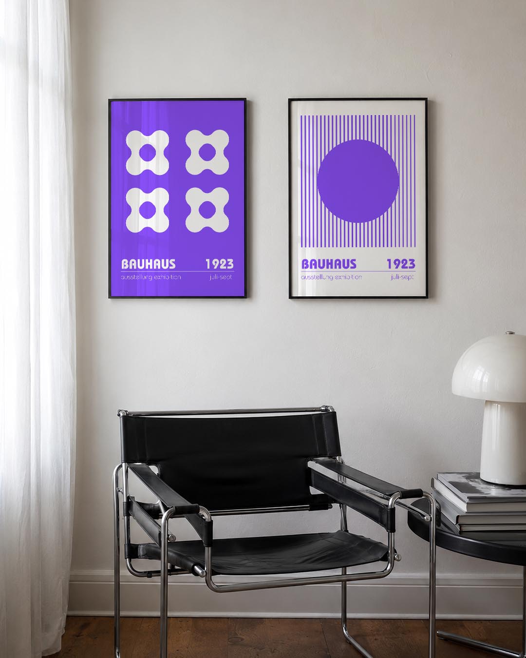 Vormenspel en kleur Posterset