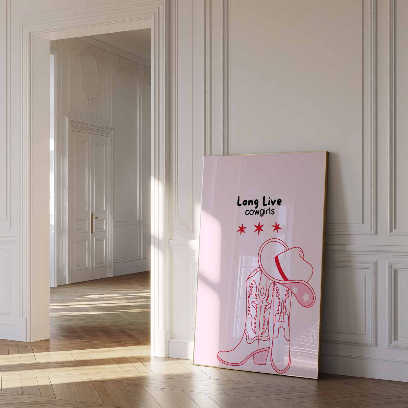 Stoere Cowgirl Poster