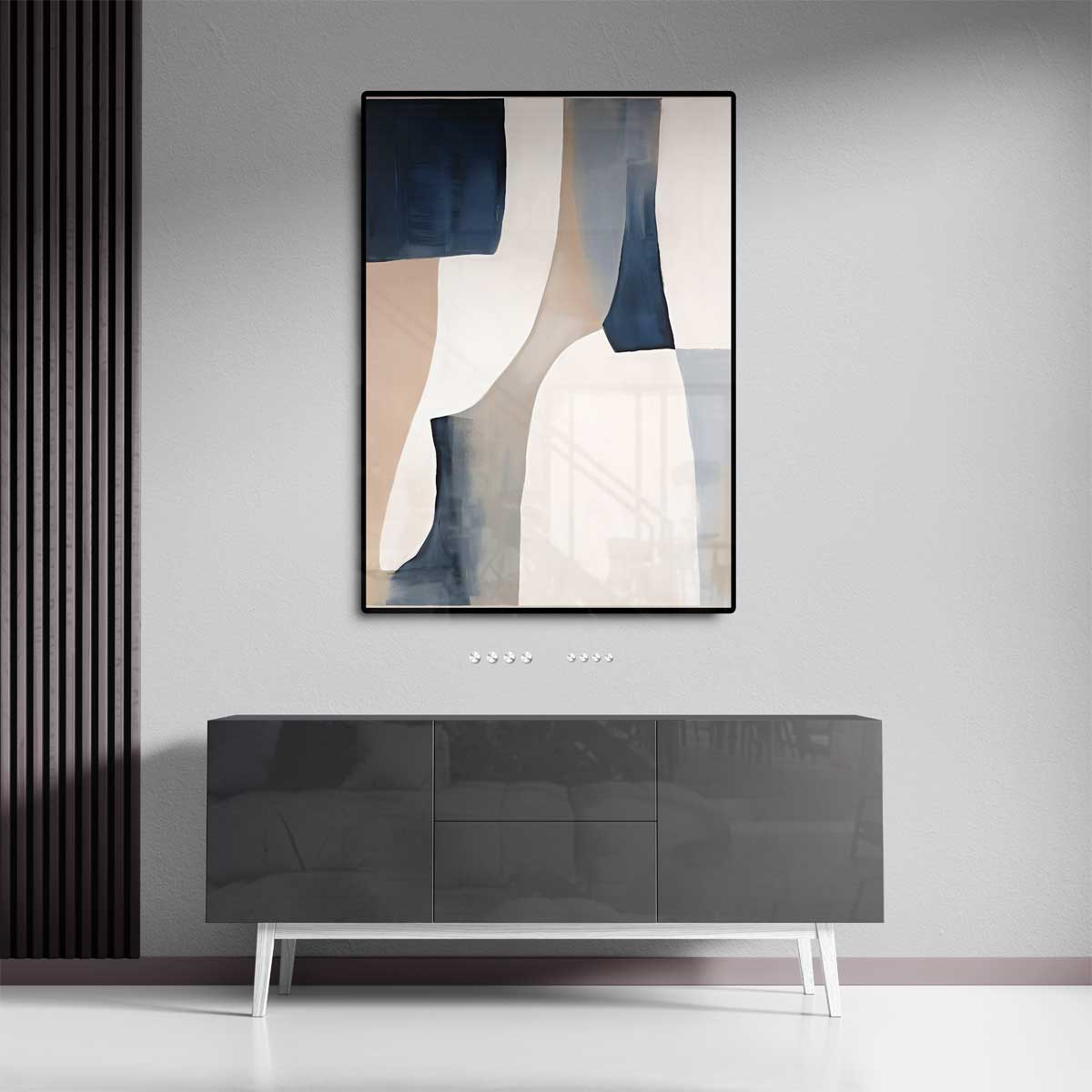 Subtiele Kleurencompositie Kunstwerk-canvas-dibond-plexiglas-wanddecoratie-WallArtistic