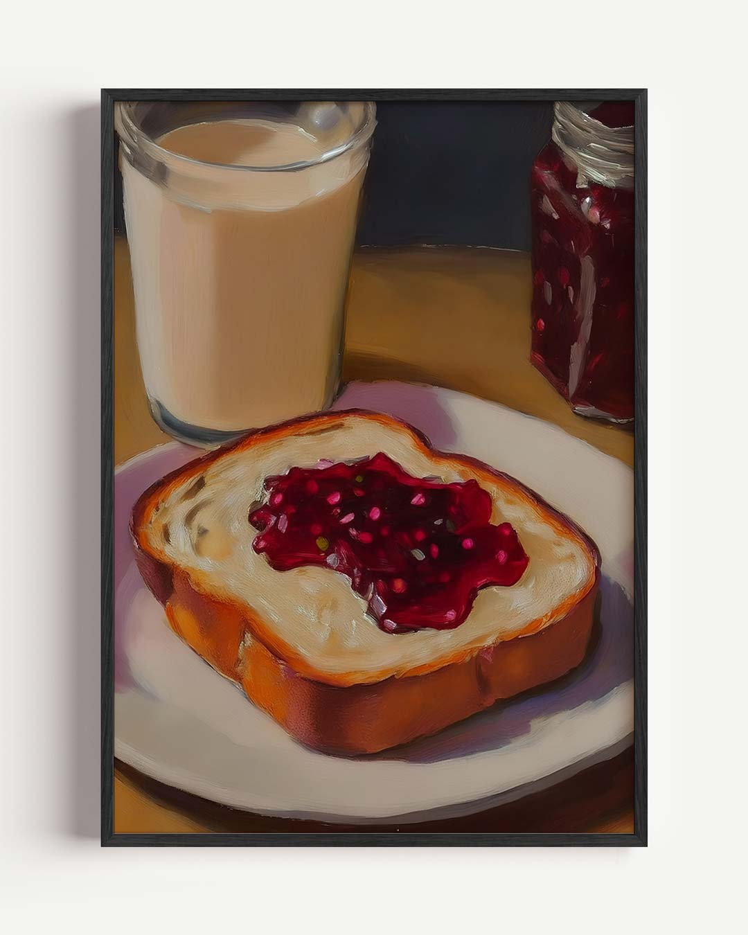 Ontbijt Nostalgie Poster-WallArtistic