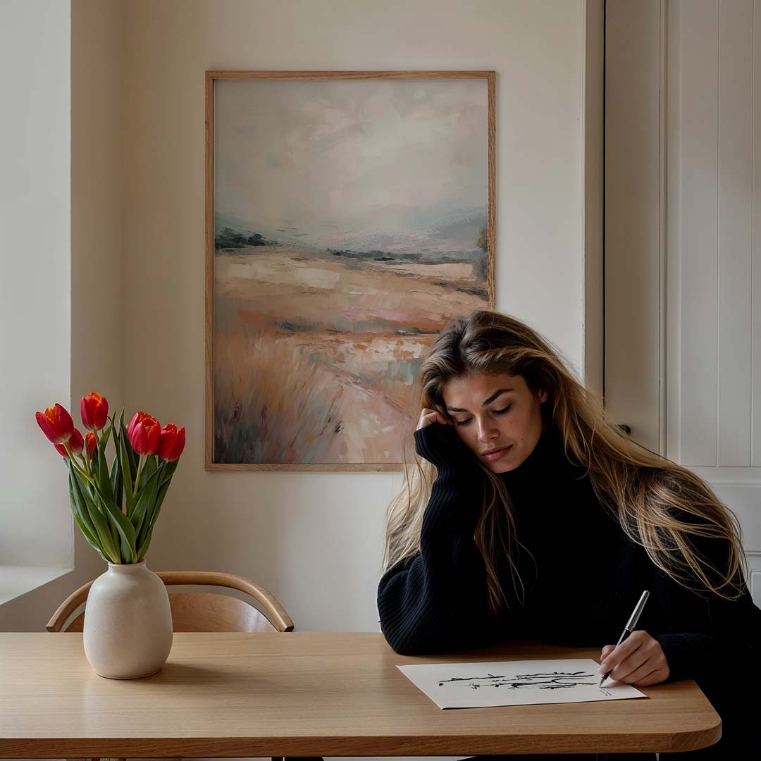 Dromerige Landschapsposter-WallArtistic