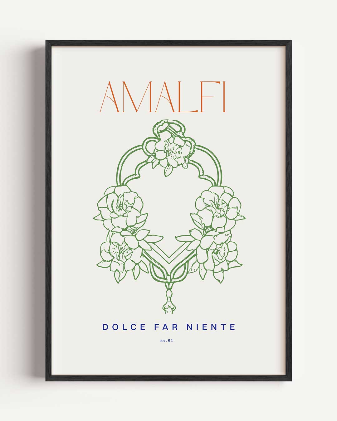Amalfi Bloemenkunst Poster-WallArtistic