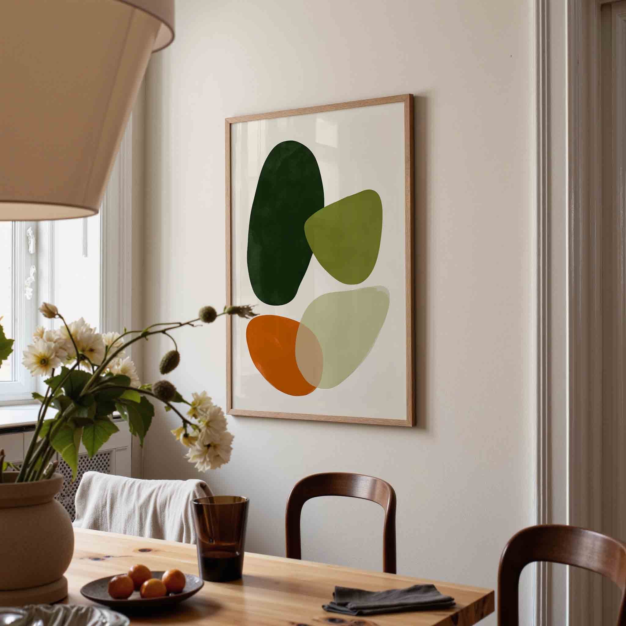 Abstracte vormen Poster
