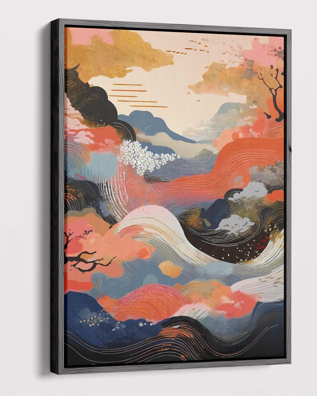 Betoverend Herfstlandschap Kunstwerk-canvas-dibond-plexiglas-wanddecoratie-WallArtistic