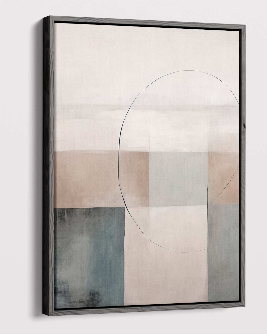 Rustgevende Abstracte Vormstudie Kunstwerk-canvas-dibond-plexiglas-wanddecoratie-WallArtistic